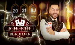 Lightning Blackjack com multiplicadores